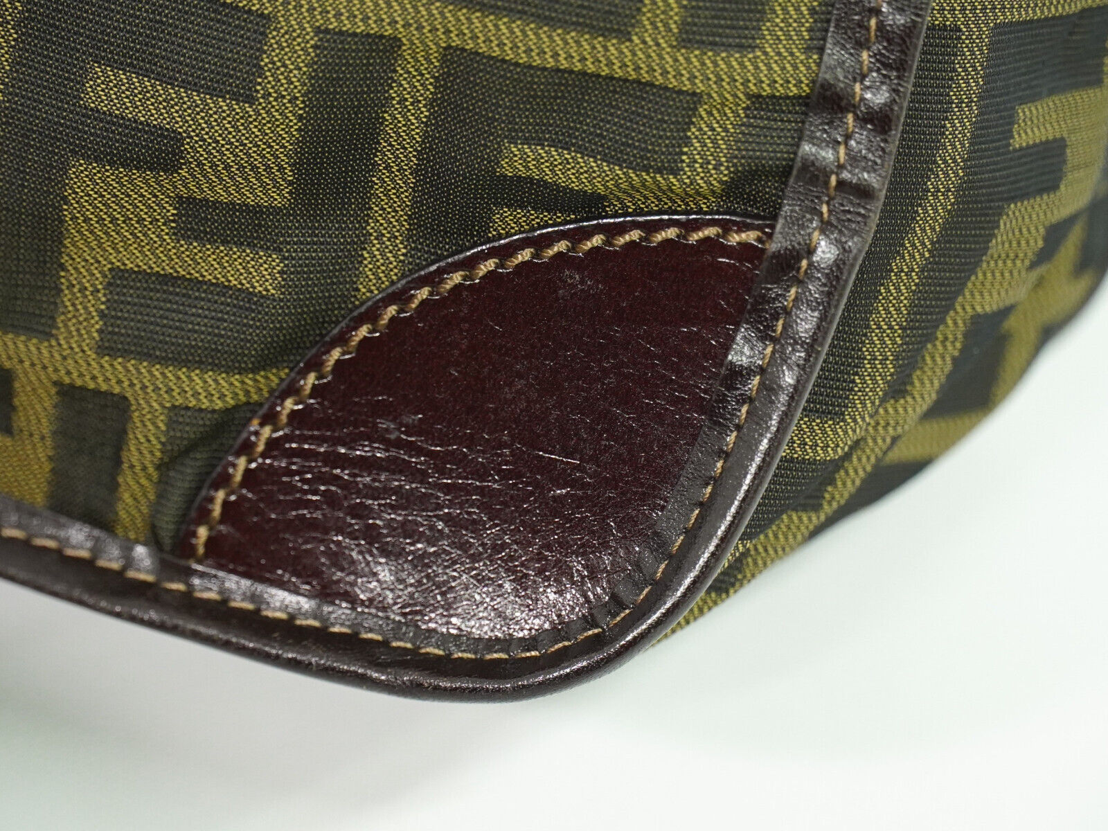 Fendi Brown Canvas Handbag ()
