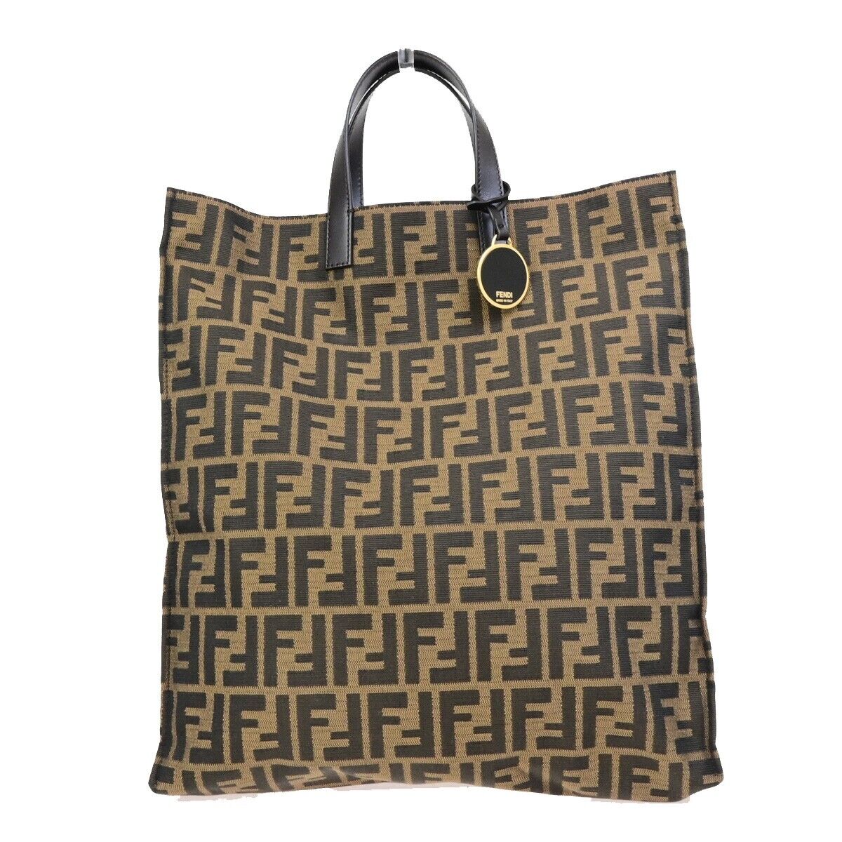 Fendi Zucca Brown Canvas Tote Bag ()