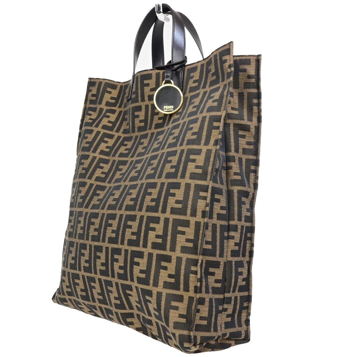 Fendi Zucca Brown Canvas Tote Bag ()