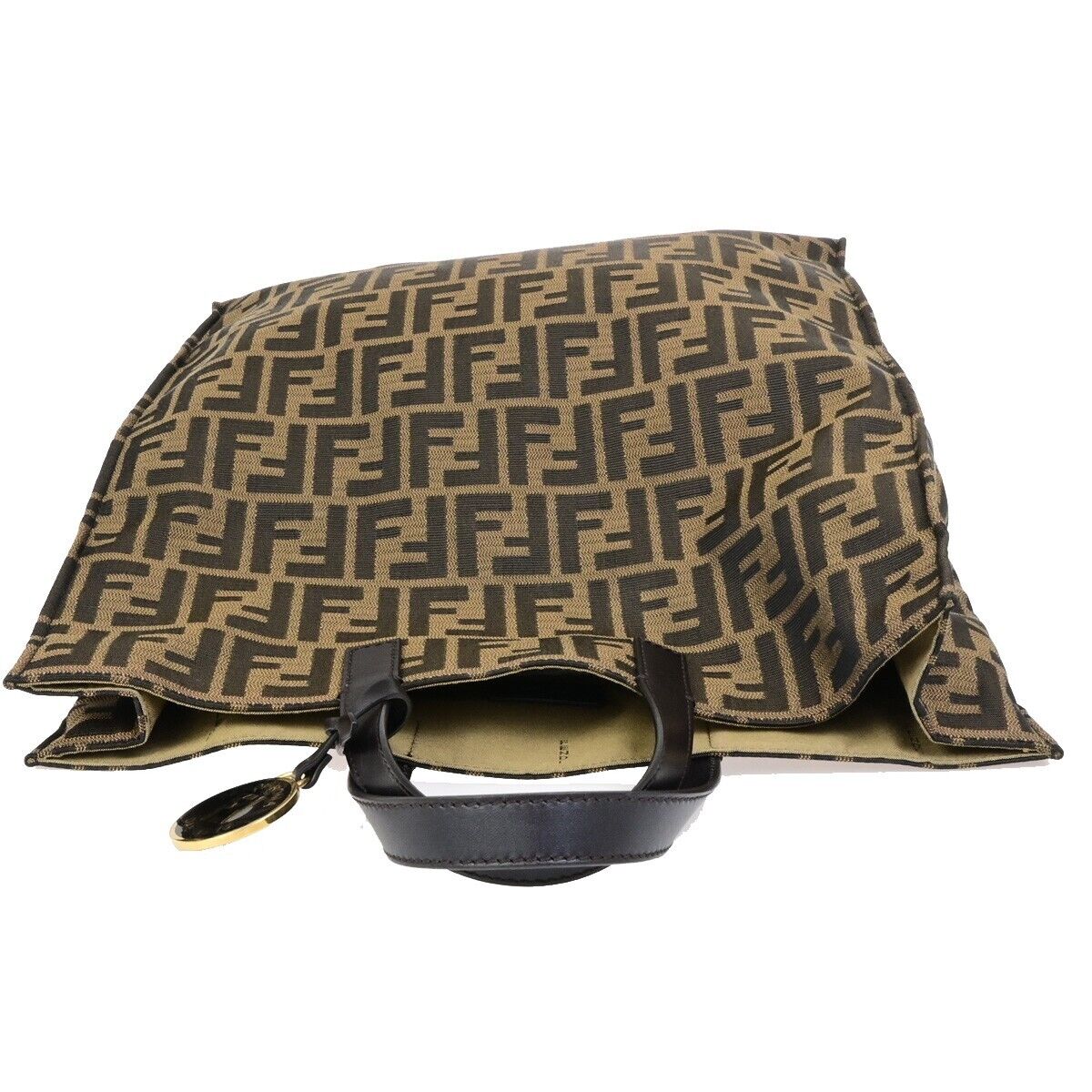 Fendi Zucca Brown Canvas Tote Bag ()