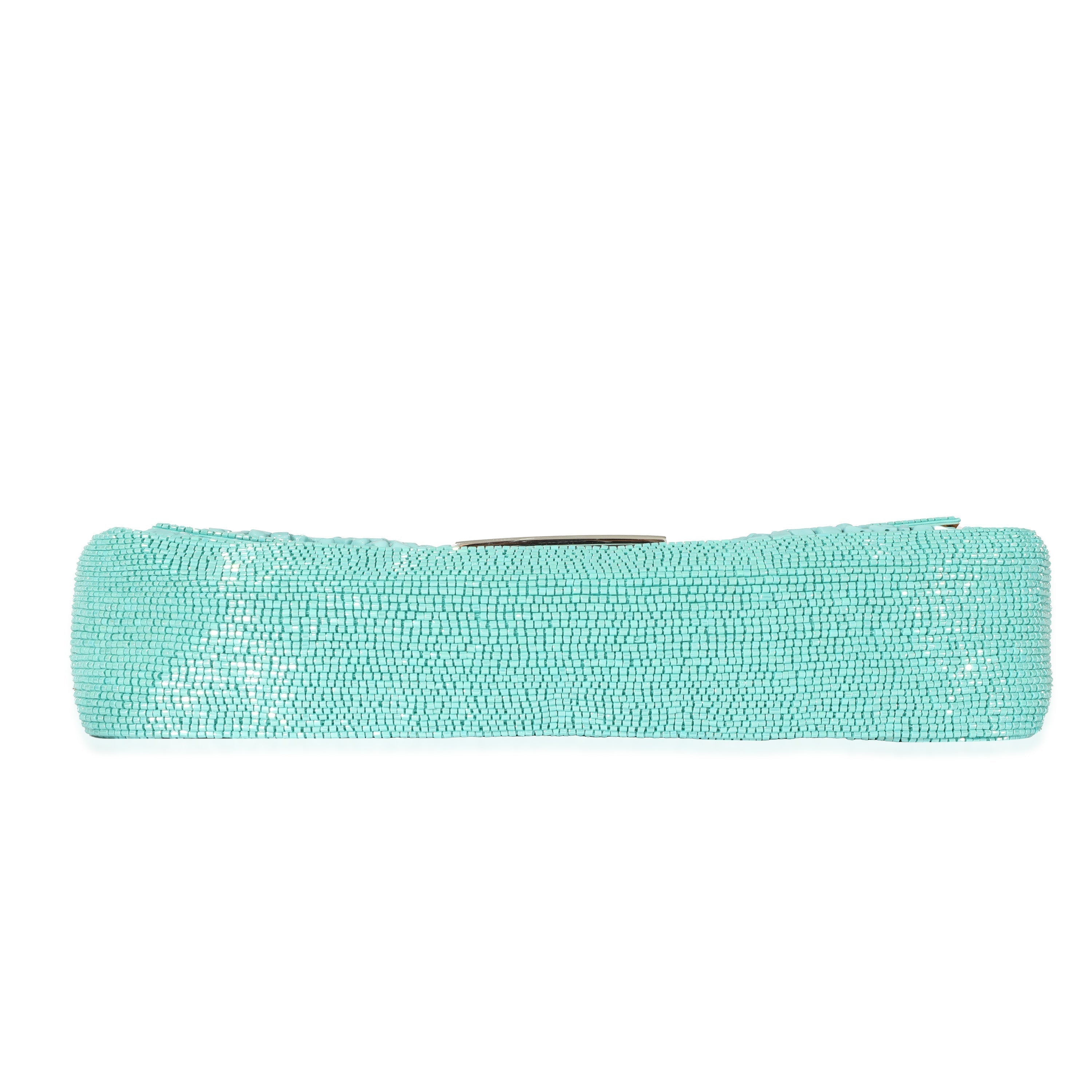 Fendi Re-Edition Turquoise Stone Bead Baguette