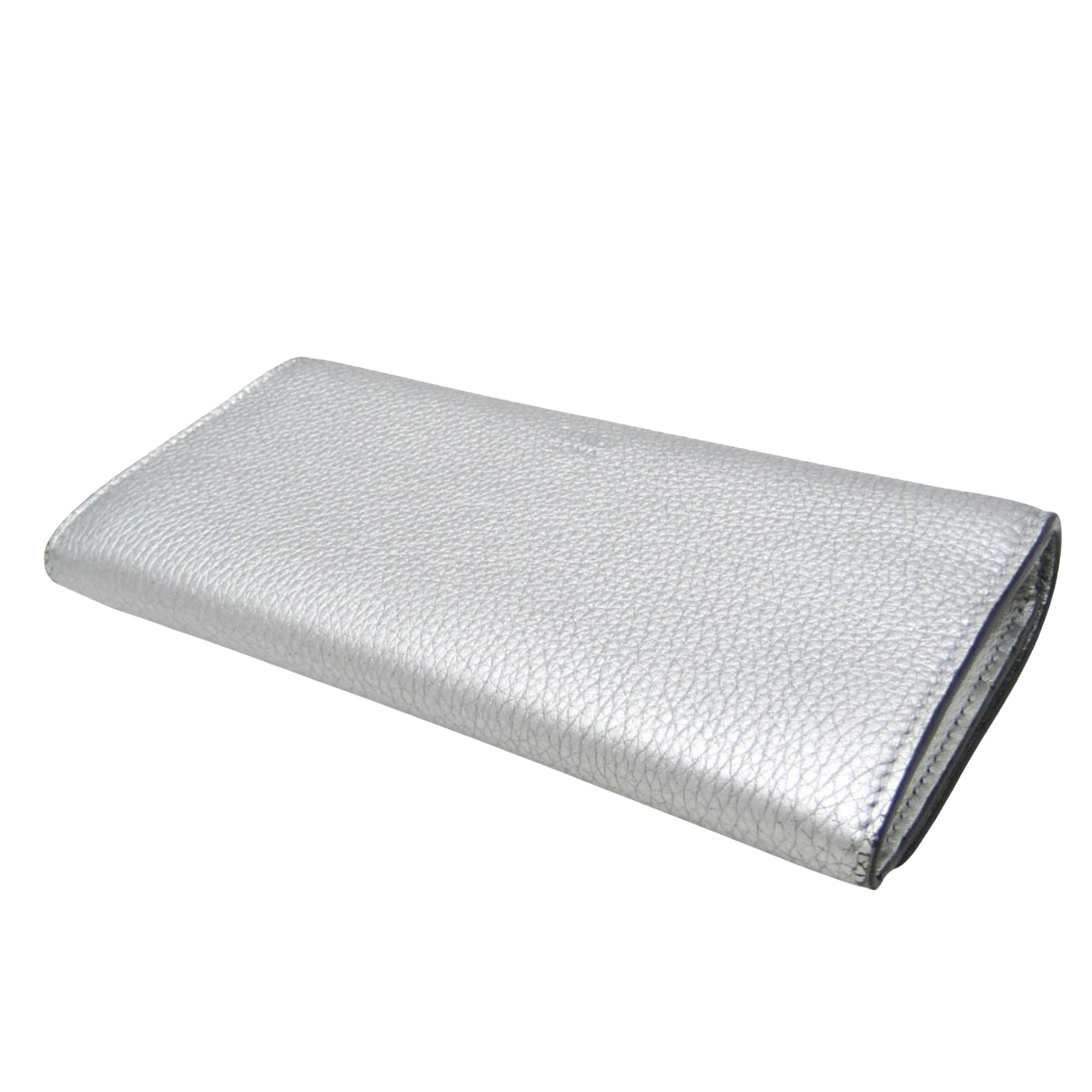Fendi Silver Leather Wallet ()
