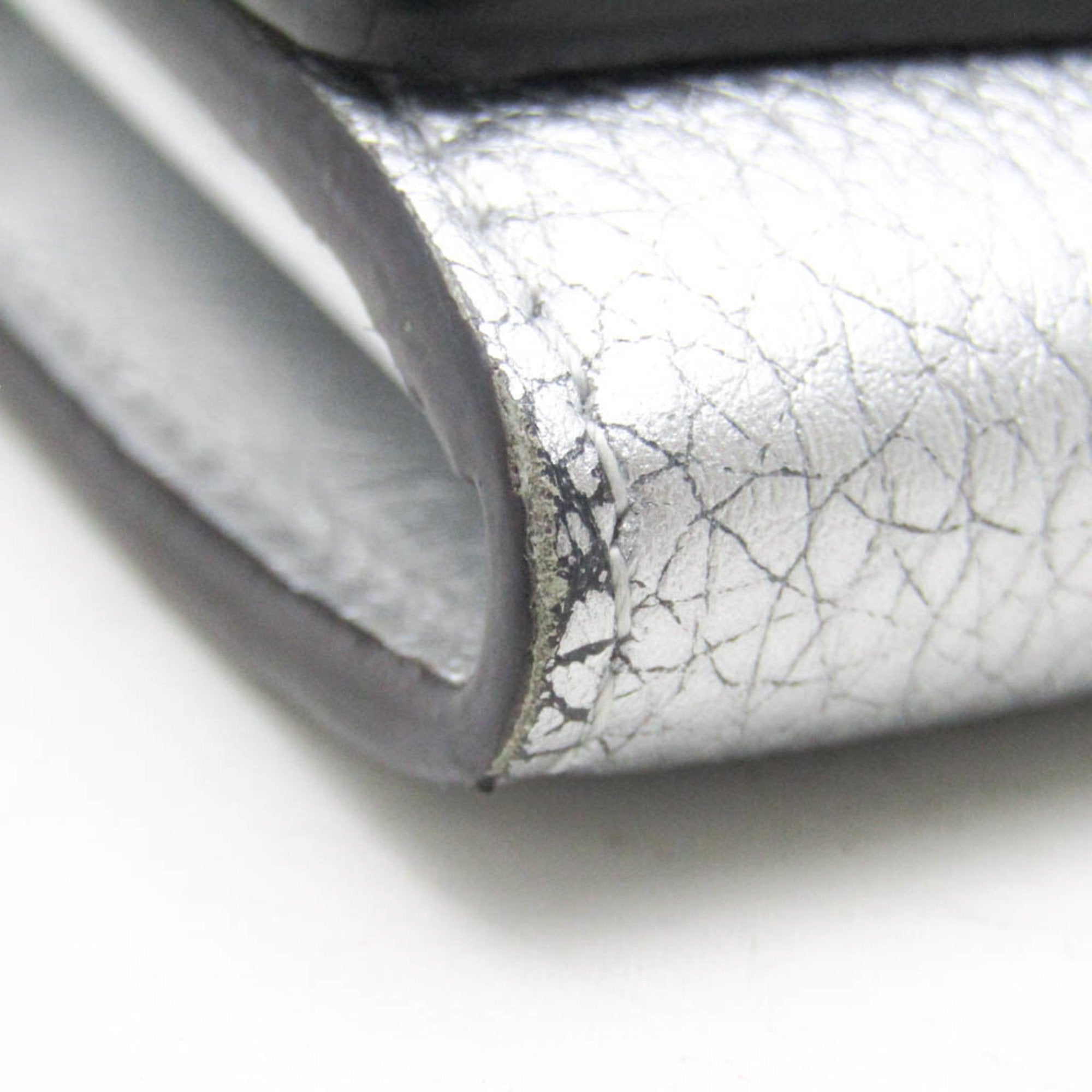 Fendi Silver Leather Wallet ()