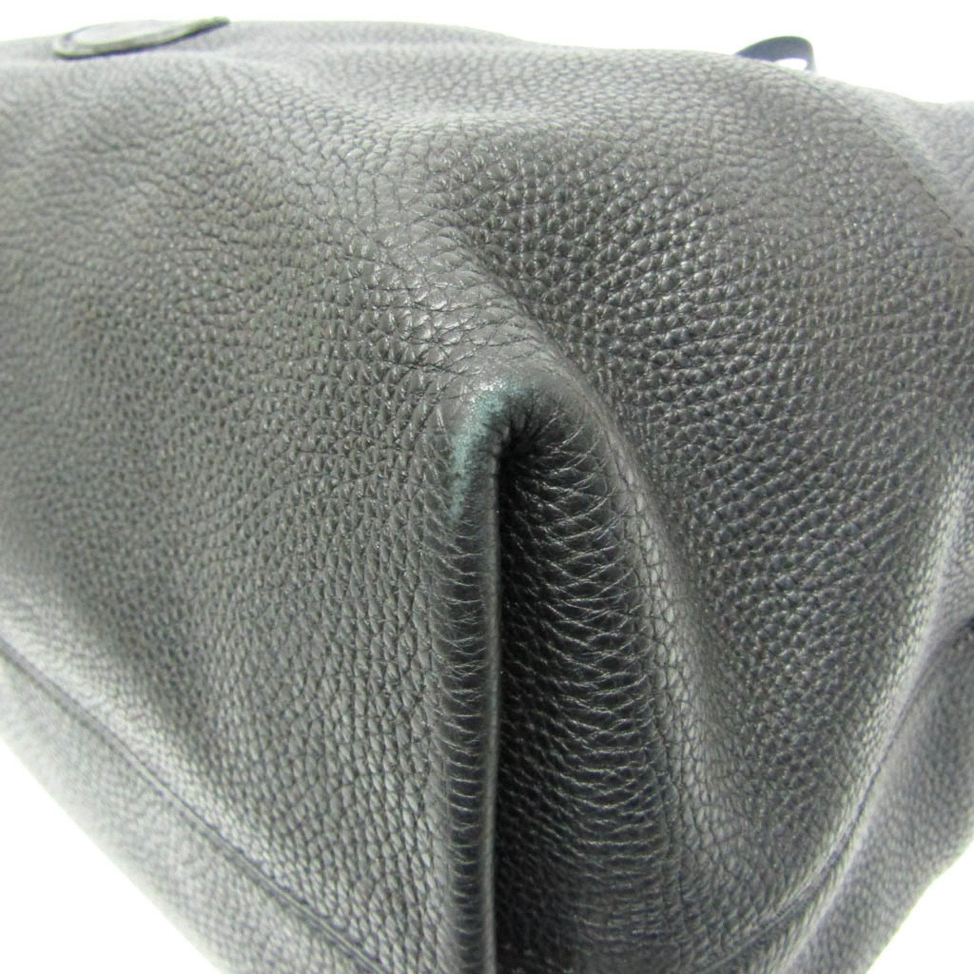 Fendi Selleria Black Leather Travel Bag ()