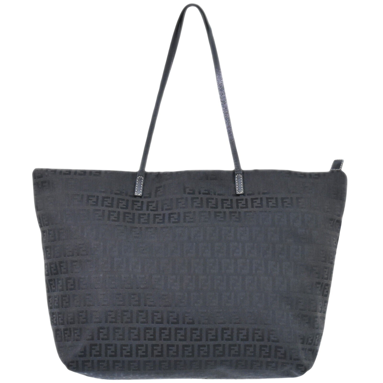 Fendi Black Canvas Handbag ()