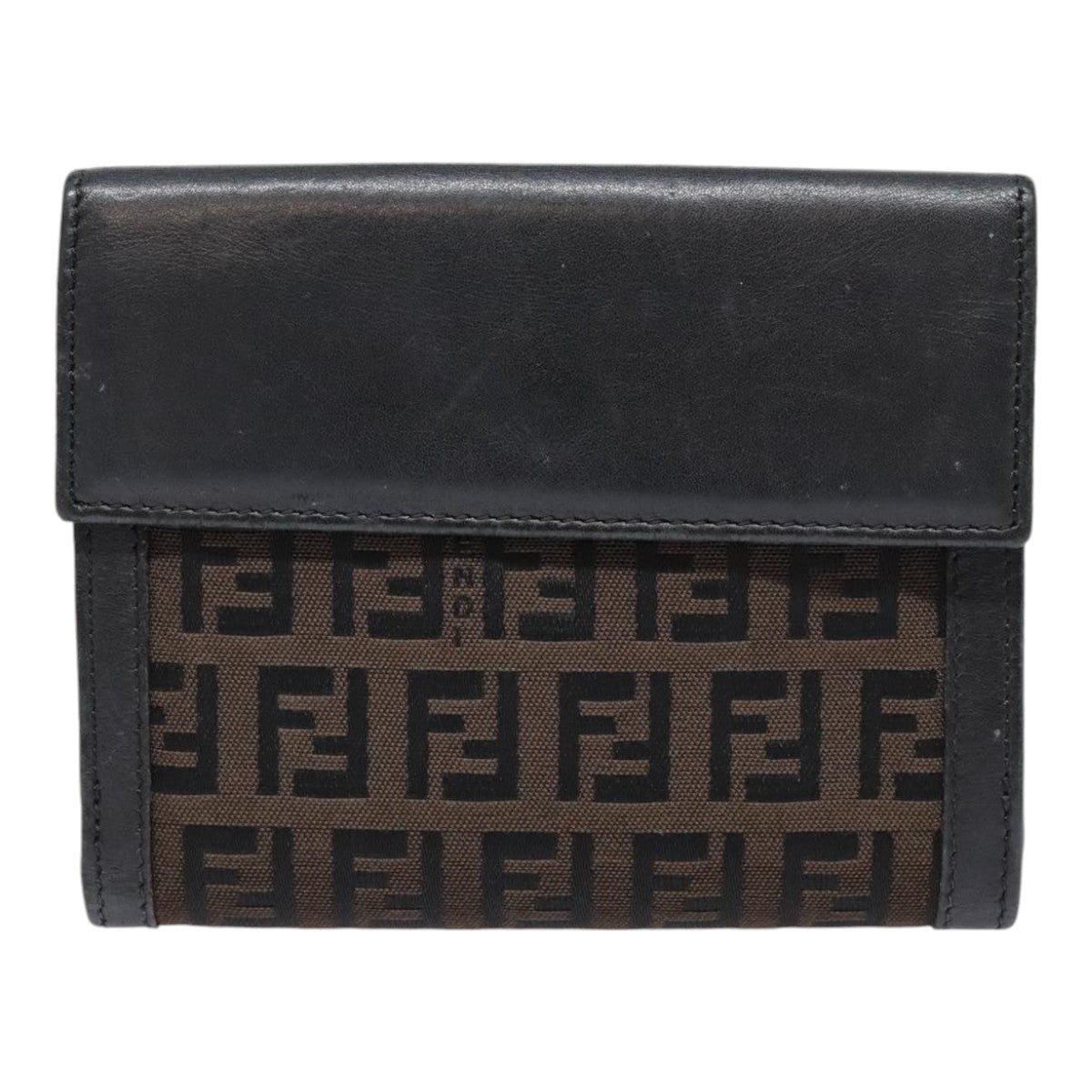 Fendi Zucca Brown Canvas Wallet ()
