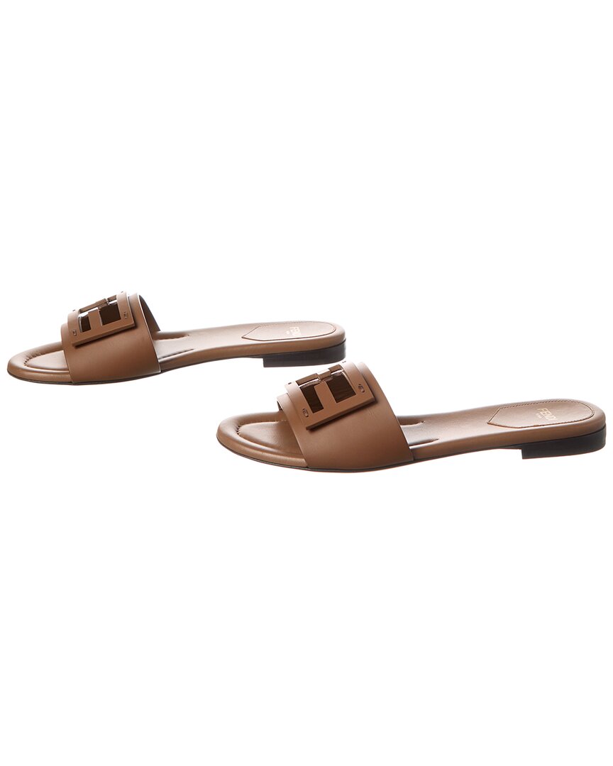 Fendi Ff Leather Sandal ( )