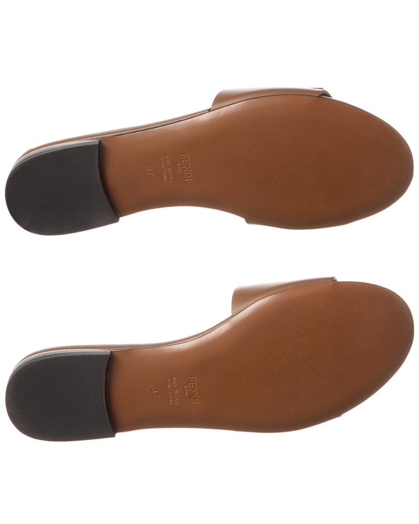 Fendi Ff Leather Sandal ( )