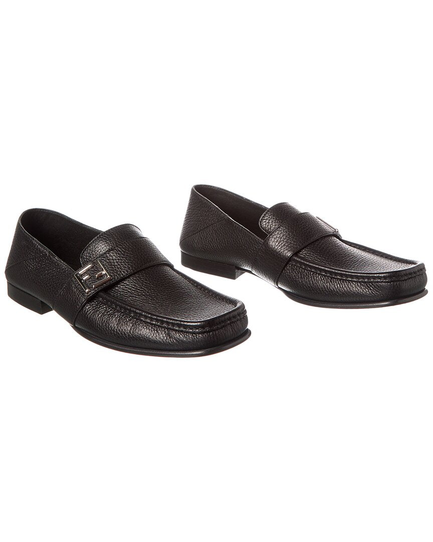 Fendi Ff Leather Loafer ( )
