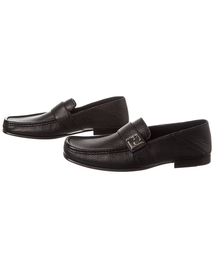 Fendi Ff Leather Loafer ( )