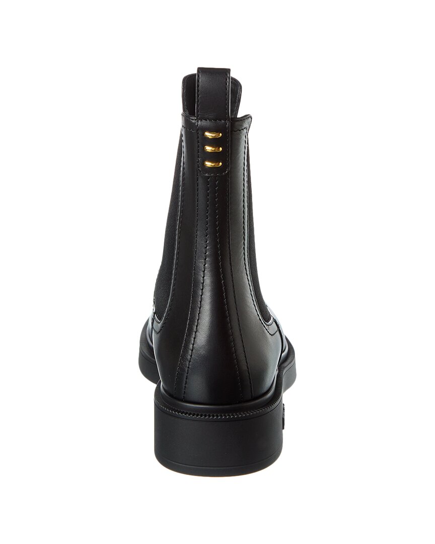 Fendi Filo Leather Biker Boot
