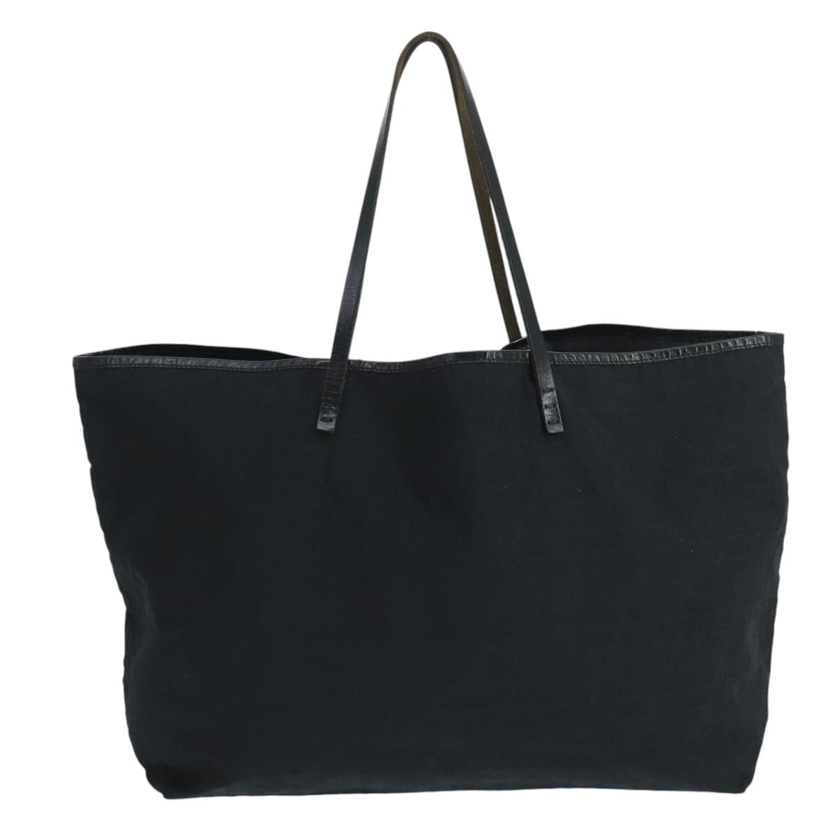 Fendi Zucca Black Canvas Tote Bag ()