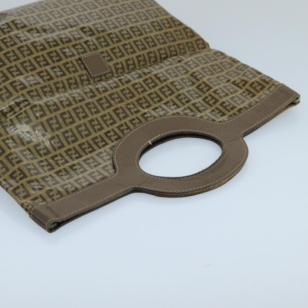 Fendi Zucchino Brown Canvas Tote Bag ()
