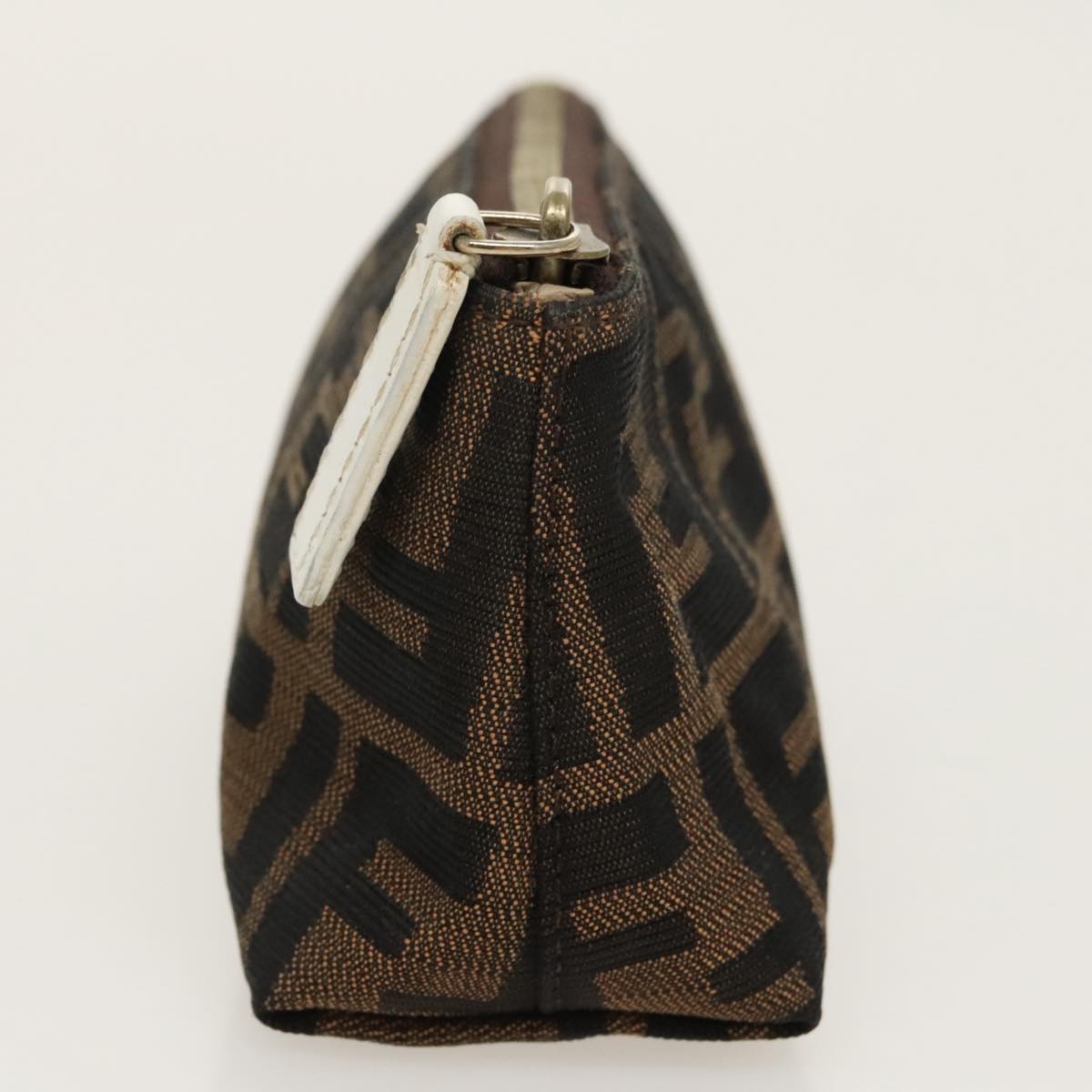 Fendi Brown Canvas Clutch Bag ()