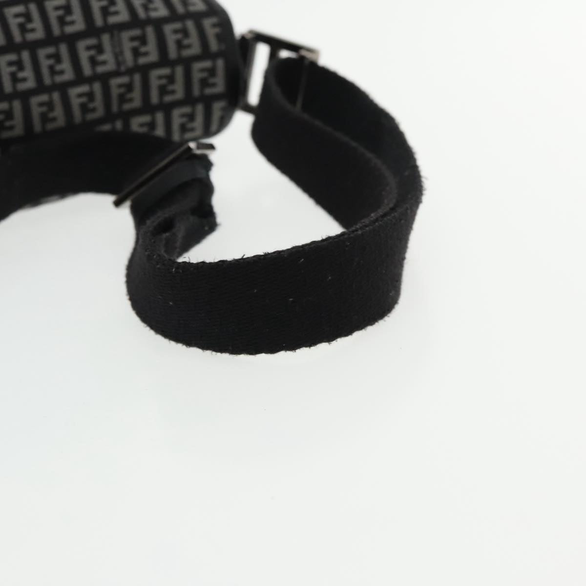 Fendi Black Canvas Shoulder Bag ()