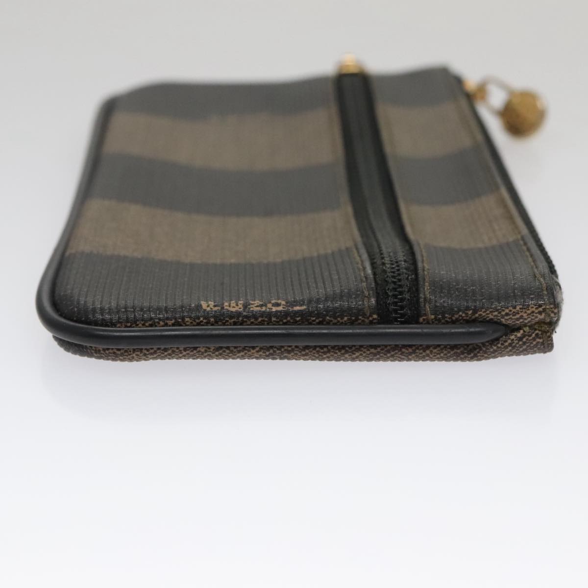 Fendi Pequin Brown Canvas Wallet ()