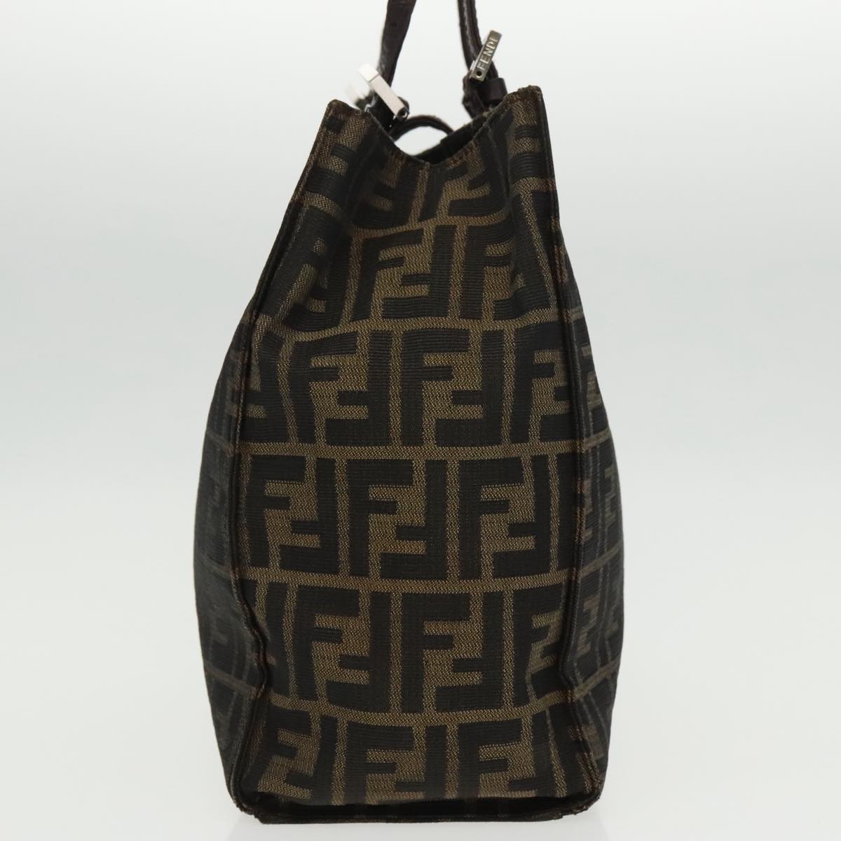 Fendi Mamma Baguette Brown Canvas Shoulder Bag ()