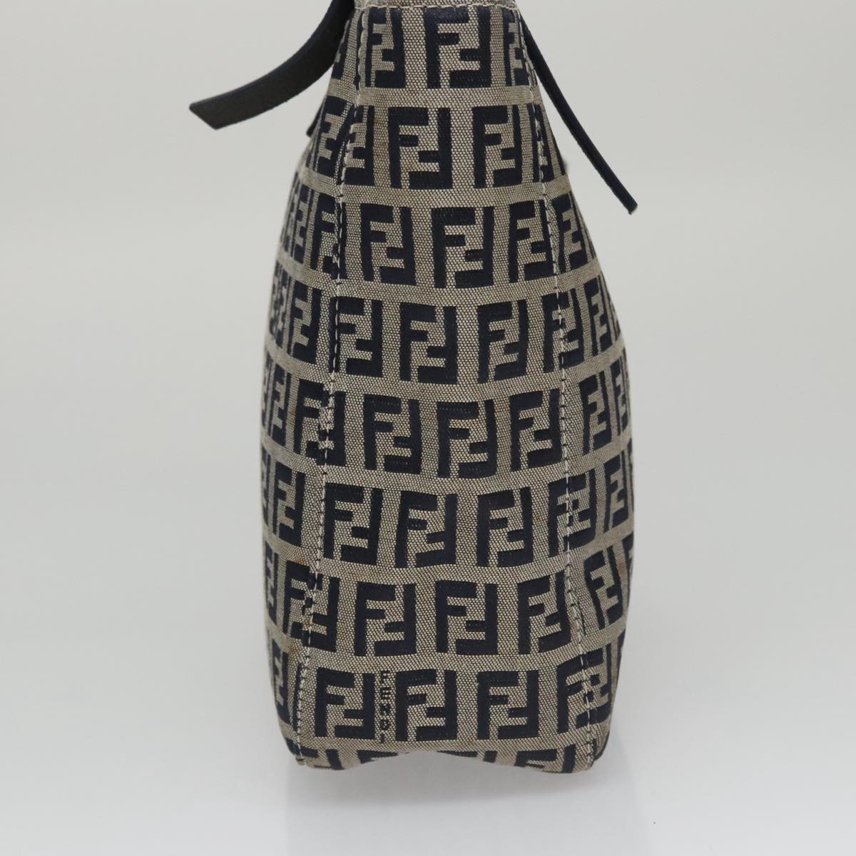 Fendi Zucchino Navy Canvas Shoulder Bag ()