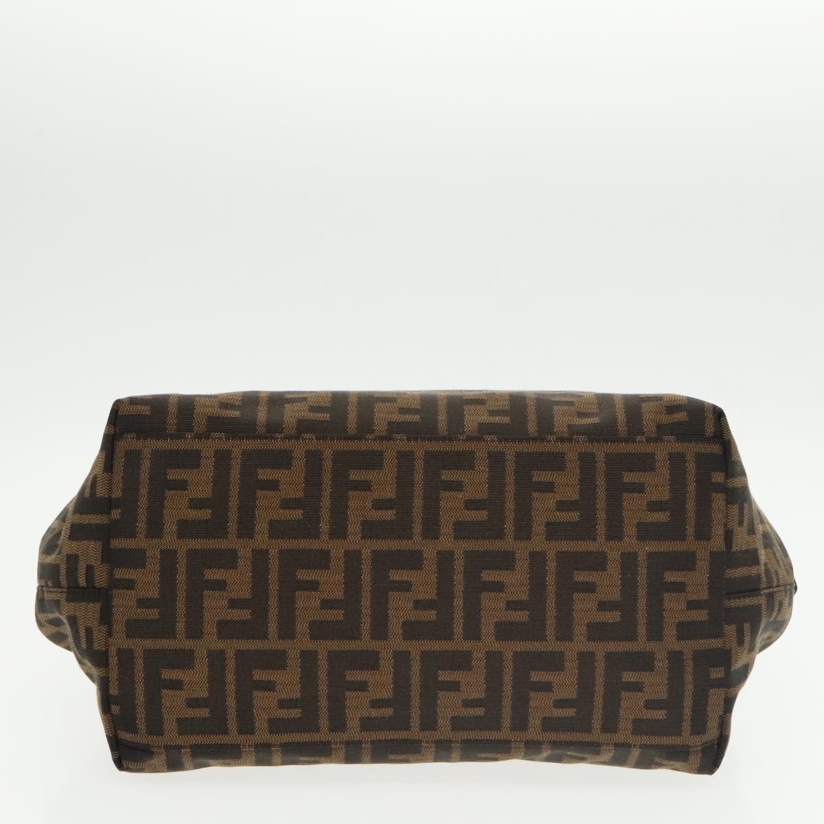 Fendi Zucca Brown Canvas Handbag ()