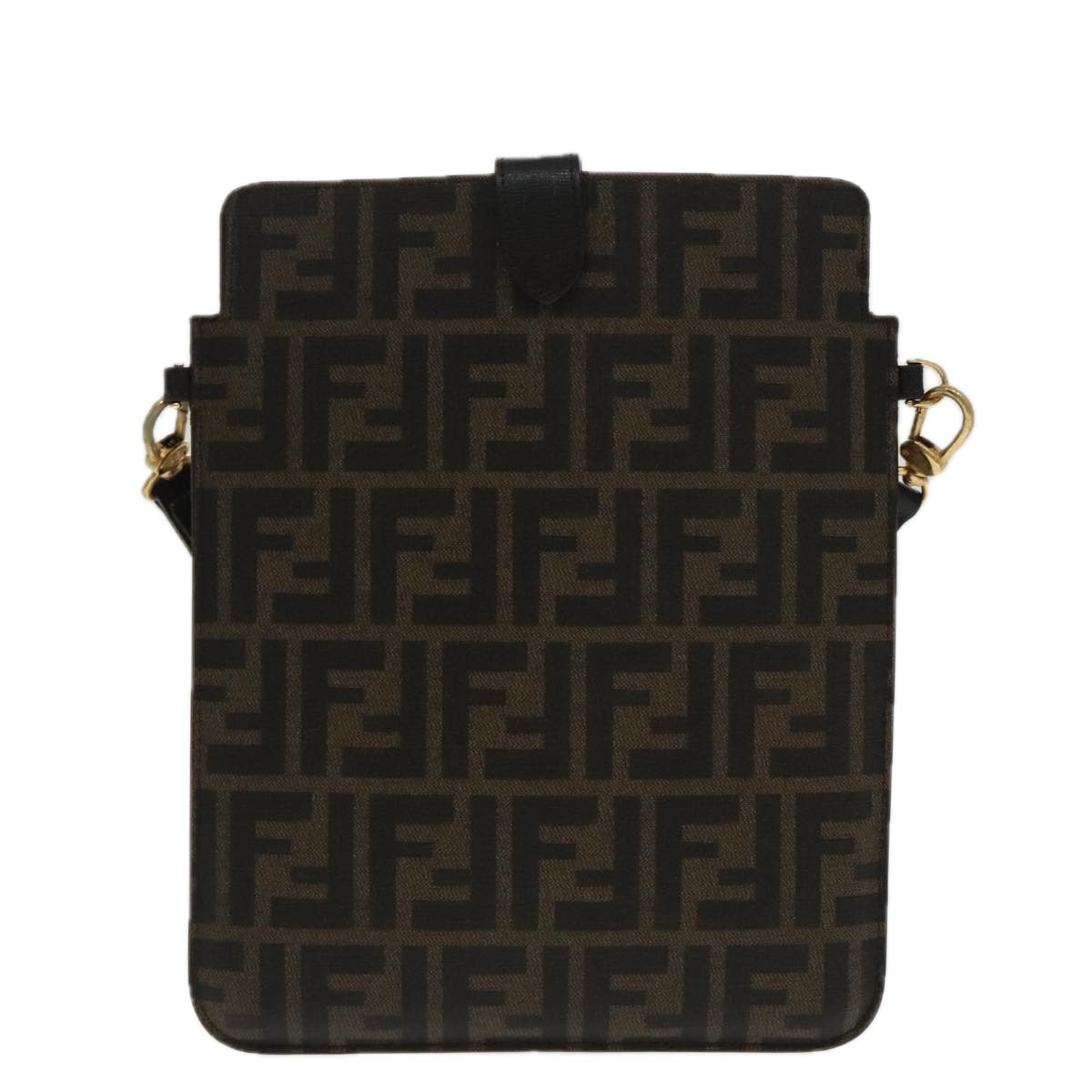Fendi Zucca Brown Canvas Shoulder Bag ()