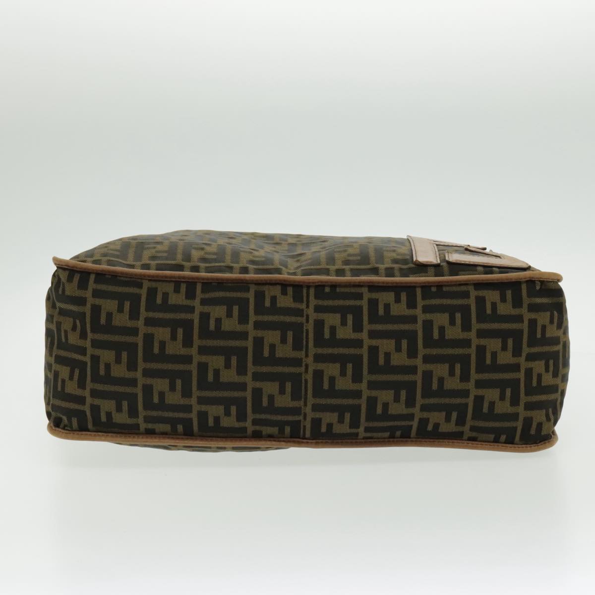 Fendi Zucca Brown Canvas Shoulder Bag ()