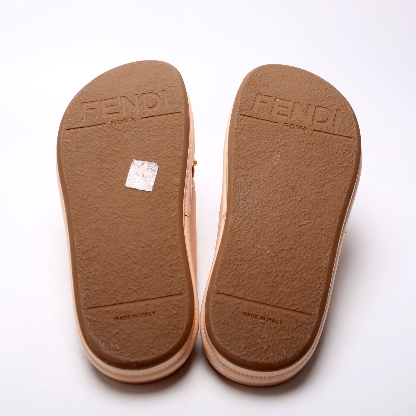 Fendigraphy Leather Sandal Size 39