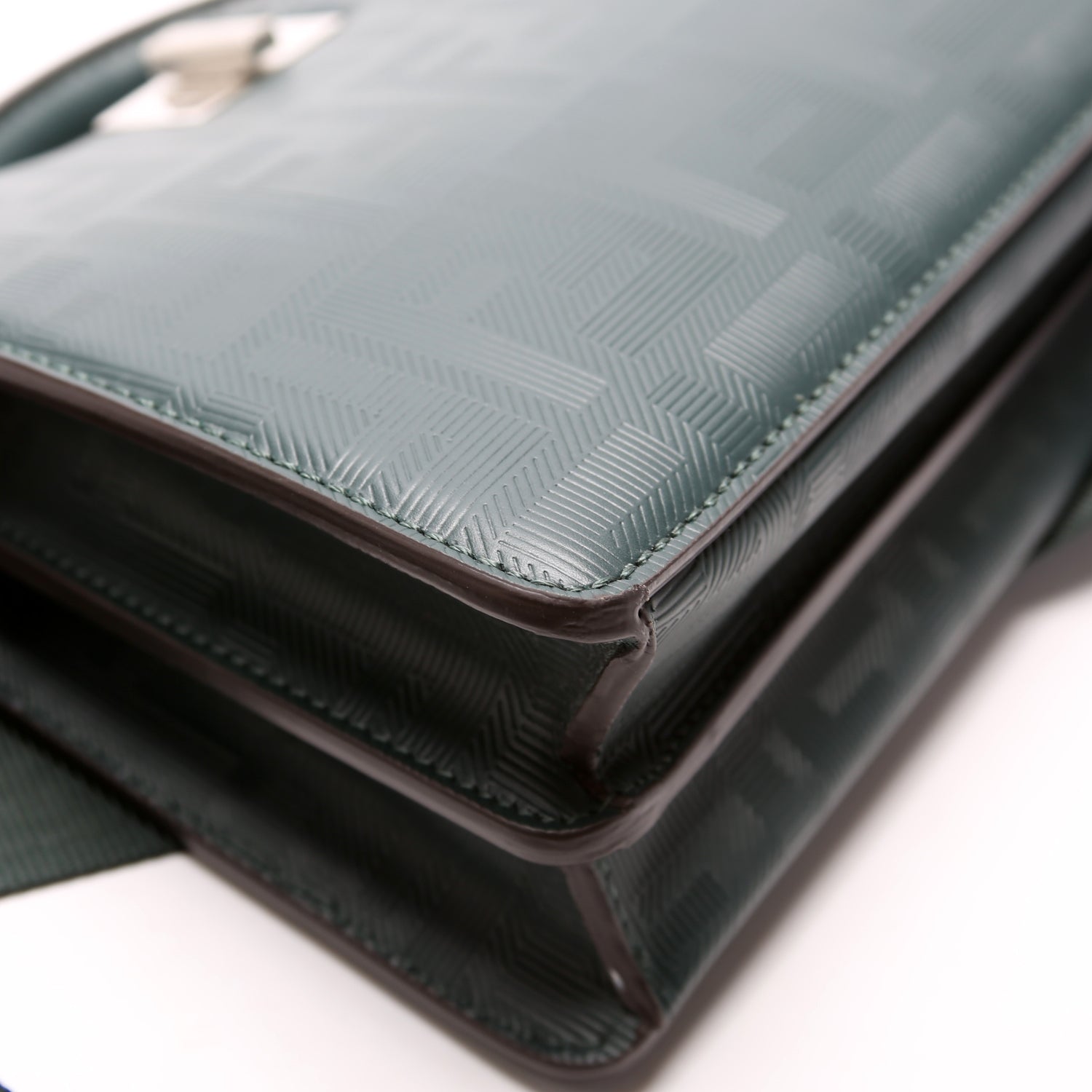 Fendi x Marc Jacobs FF Embossed Peekaboo Iseeu Crossbody 7VA582 Green