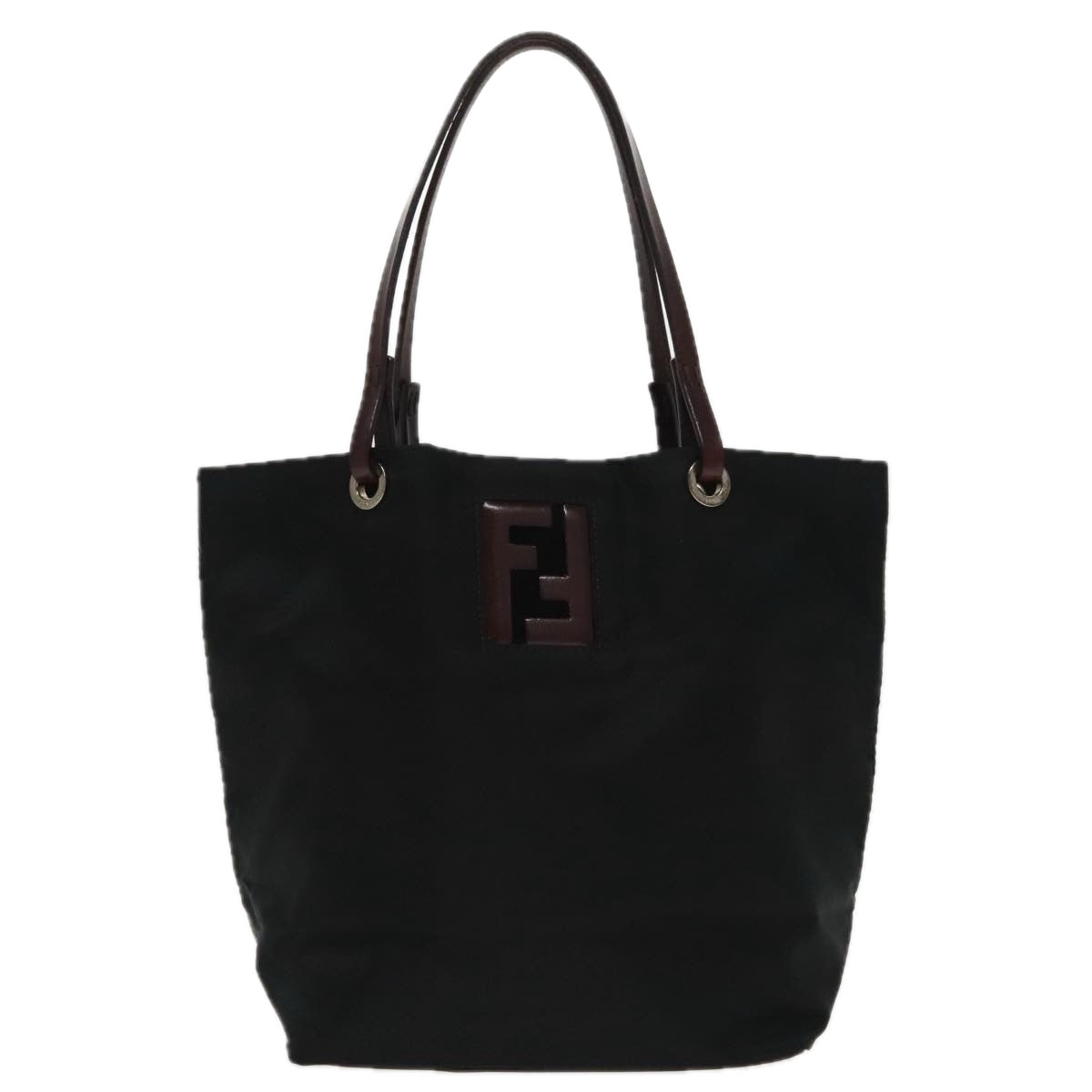 Fendi Ff Black Synthetic Handbag ()