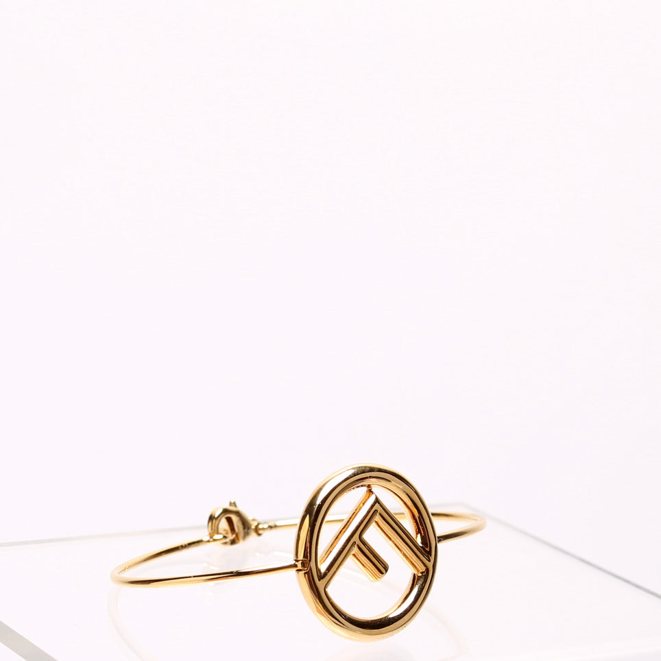 F Is Fendi Bangle Bracelet Size S Gold