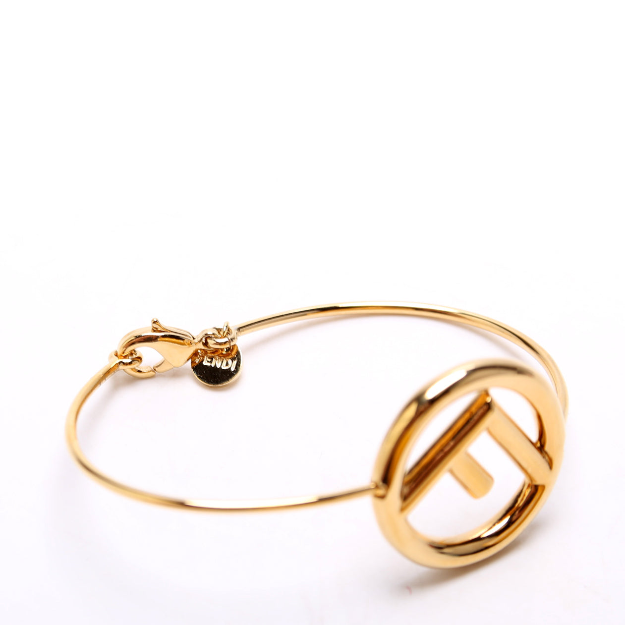 F Is Fendi Bangle Bracelet Size S Gold