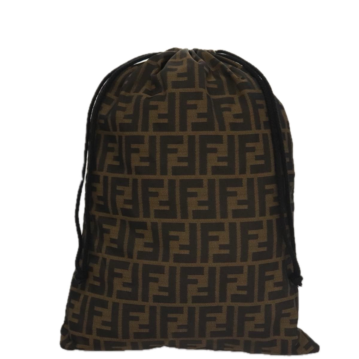 Fendi Zucca Brown Canvas Clutch Bag ()
