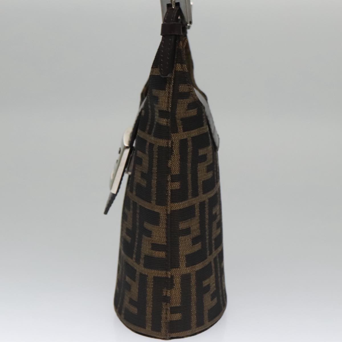 Fendi Zucca Brown Canvas Shoulder Bag ()