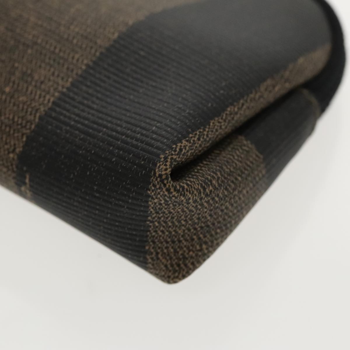 Fendi Brown Canvas Clutch Bag ()