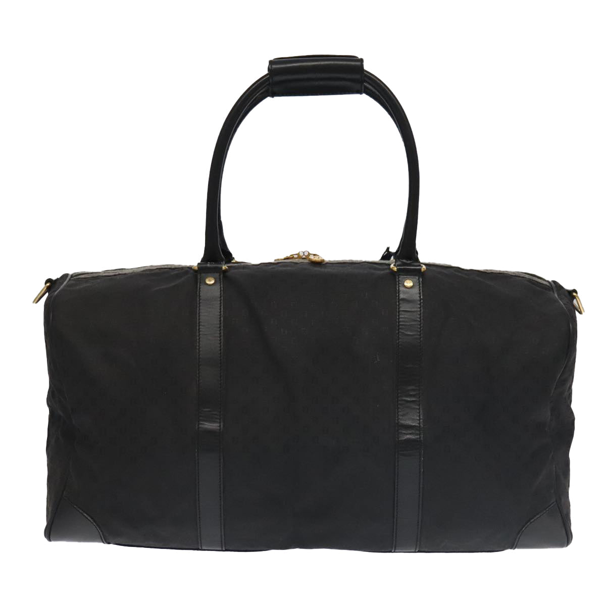 Fendi Black Canvas Travel Bag ()