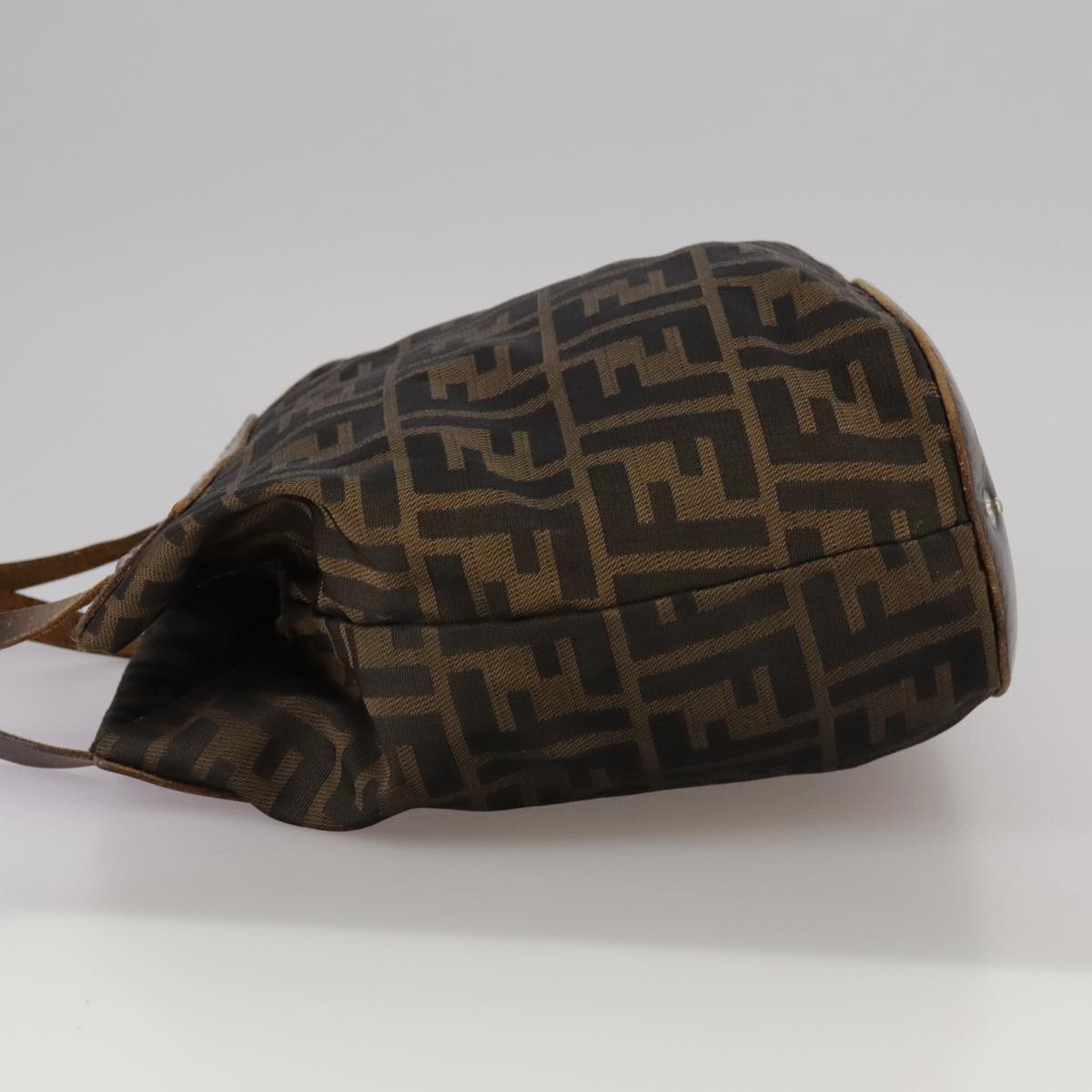 Fendi Zucca Brown Canvas Handbag ()
