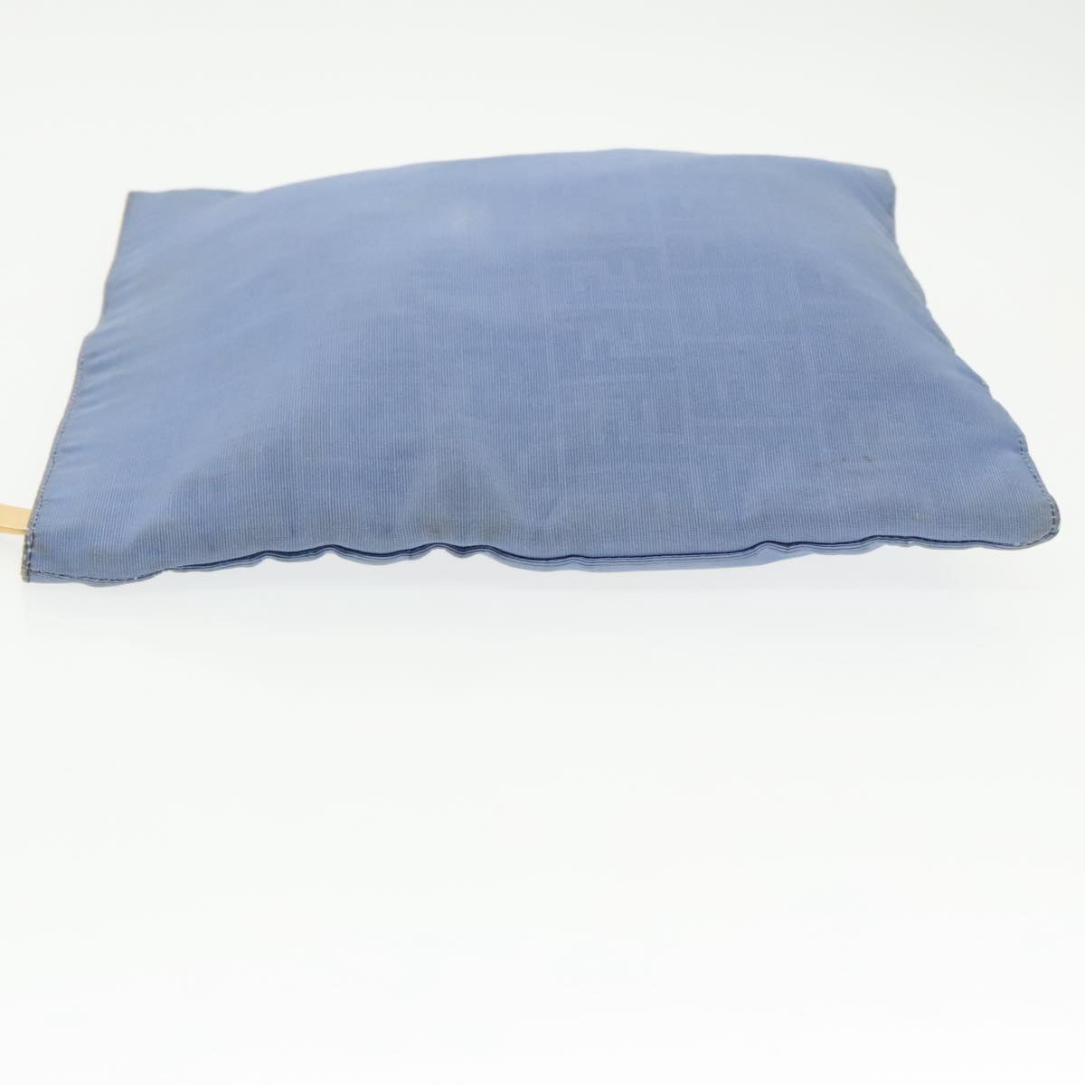 Fendi Ff Blue Canvas Clutch Bag ()