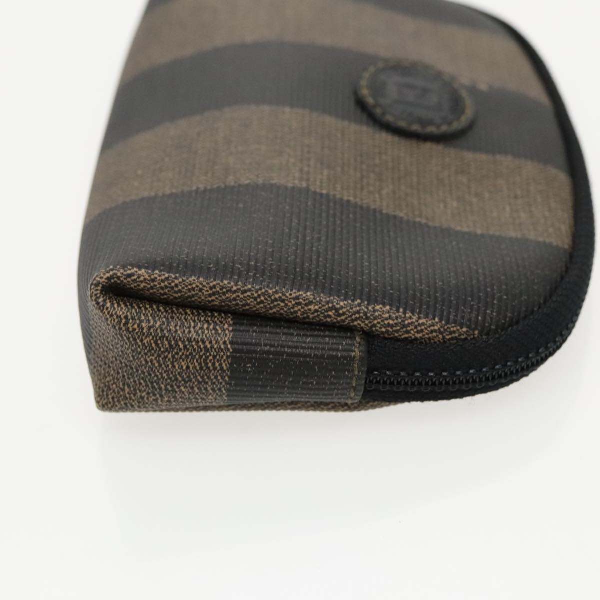 Fendi Brown Canvas Clutch Bag ()