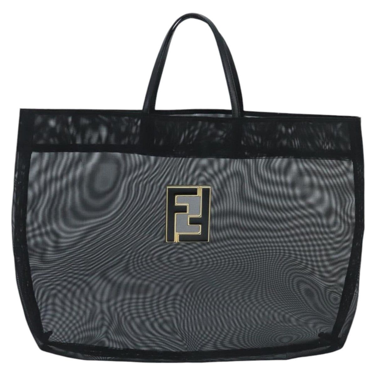 Fendi Ff Black Synthetic Tote Bag ()