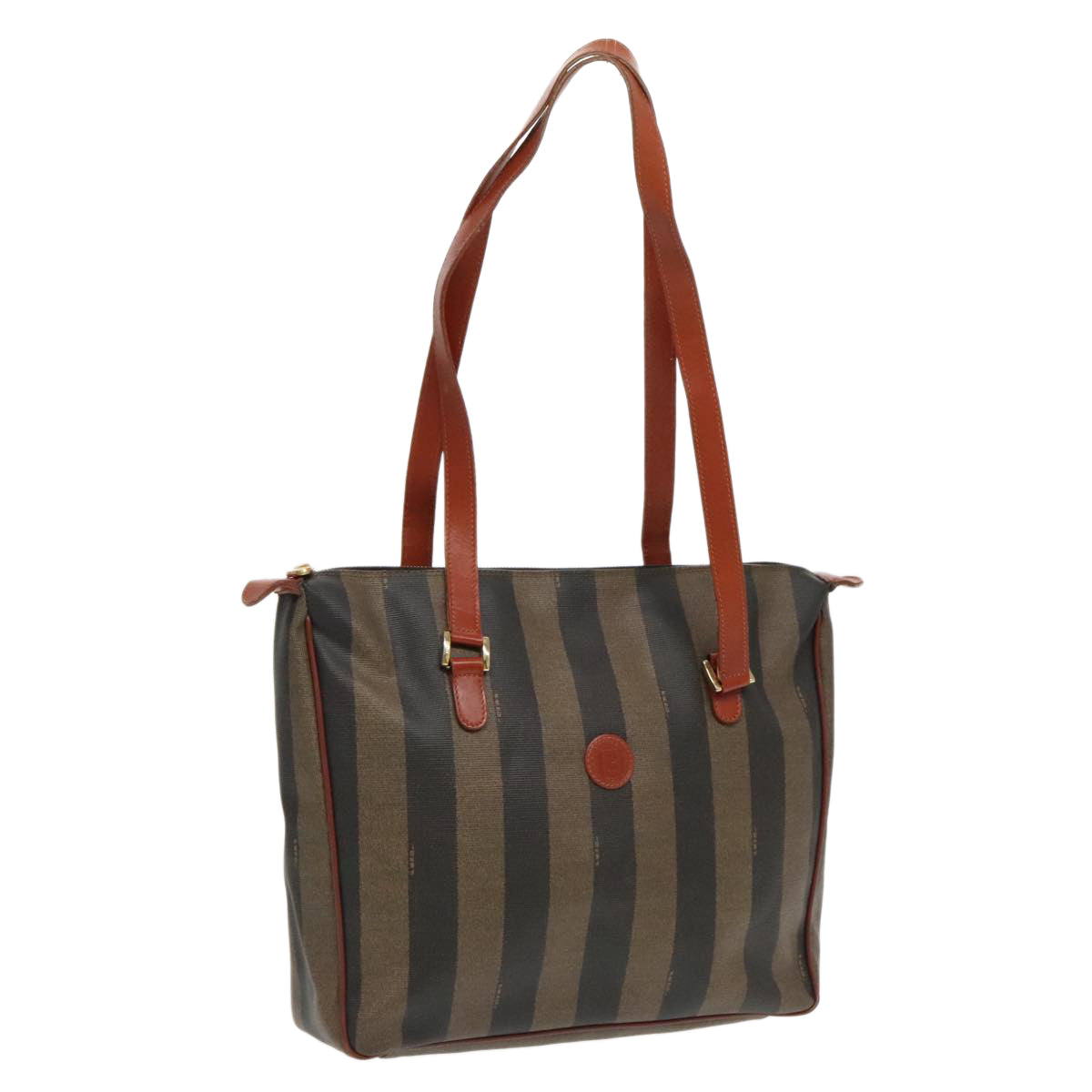 Fendi Brown Canvas Tote Bag ()