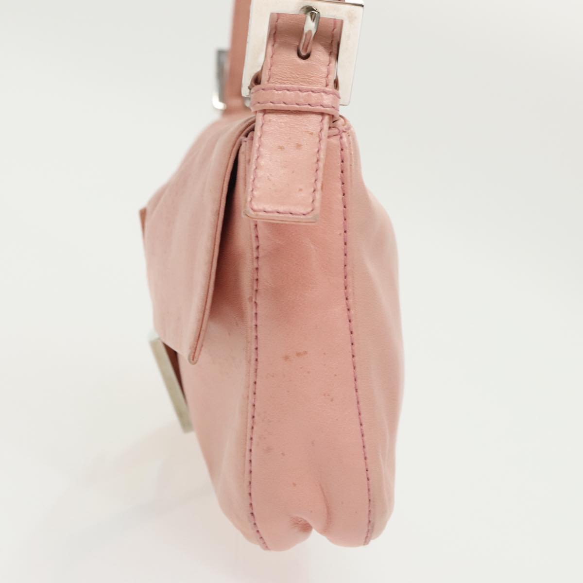 Fendi Baguette Pink Leather Shoulder Bag ()
