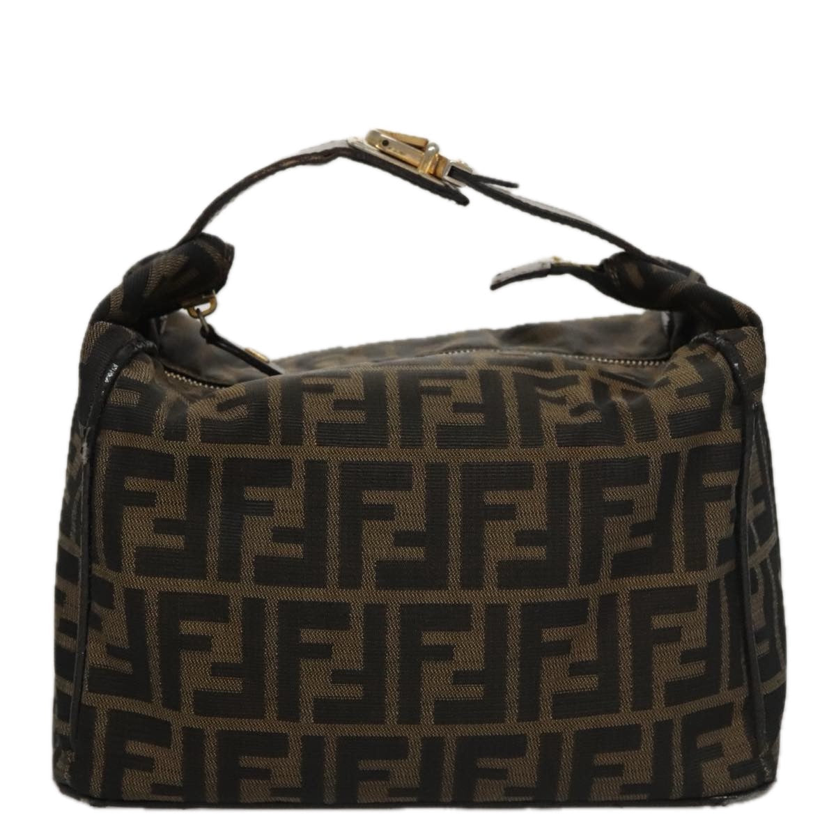 Fendi Zucca Brown Canvas Clutch Bag ()