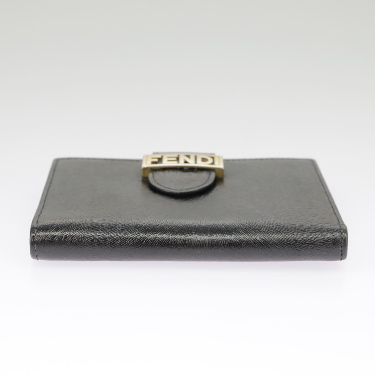 Fendi Fendigraphy Black Leather Wallet ()