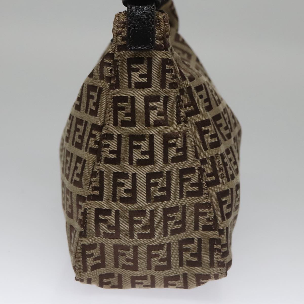 Fendi Zucchino Beige Canvas Handbag ()
