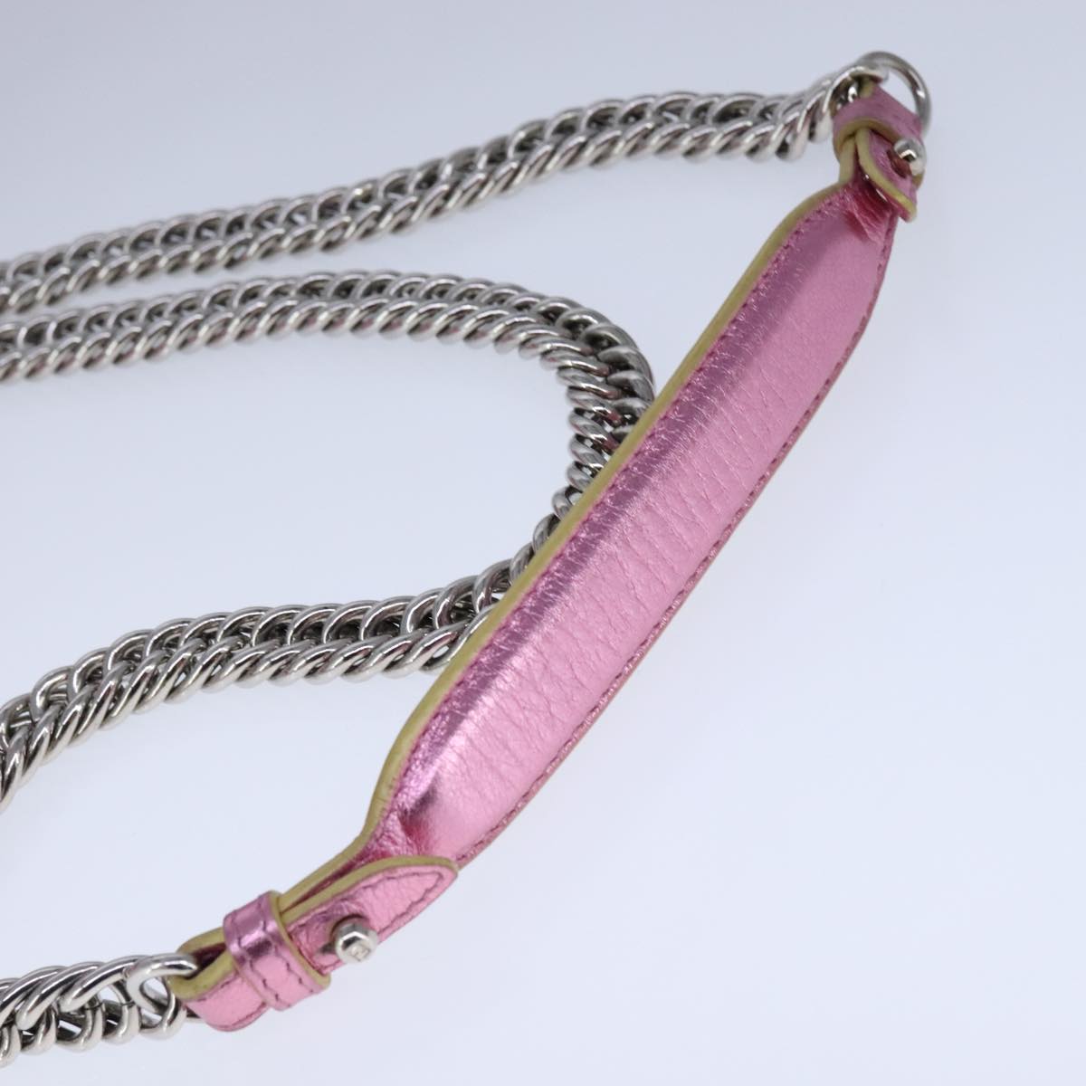 Fendi Kan I Pink Leather Shoulder Bag ()