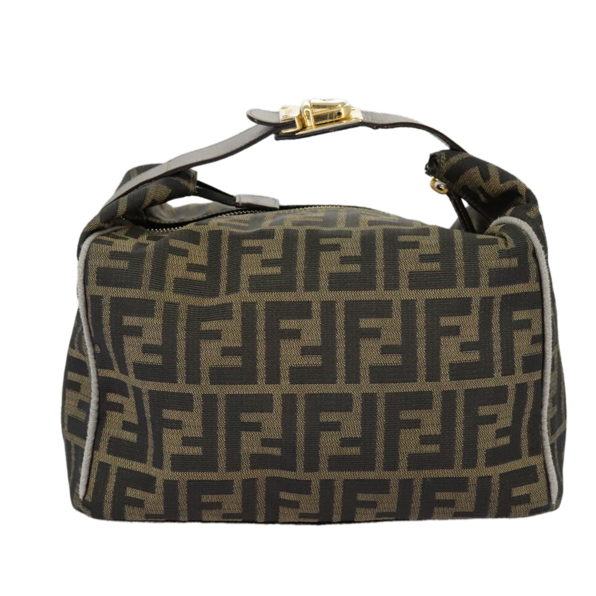 Fendi Black Canvas Handbag ()
