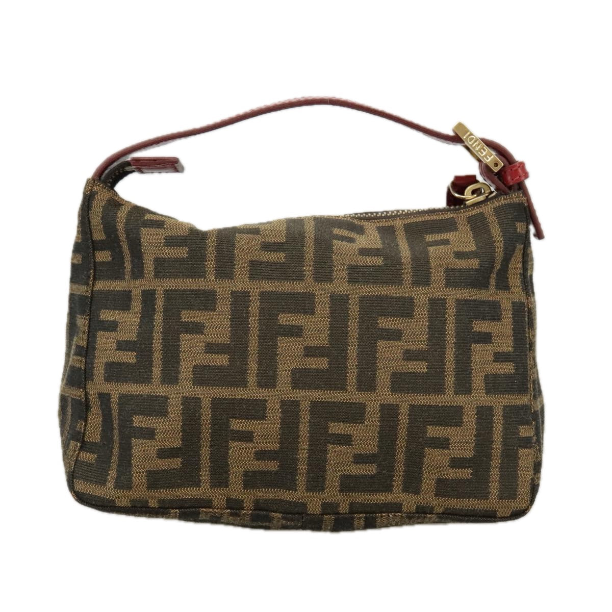 Fendi Zucca Brown Canvas Handbag ()