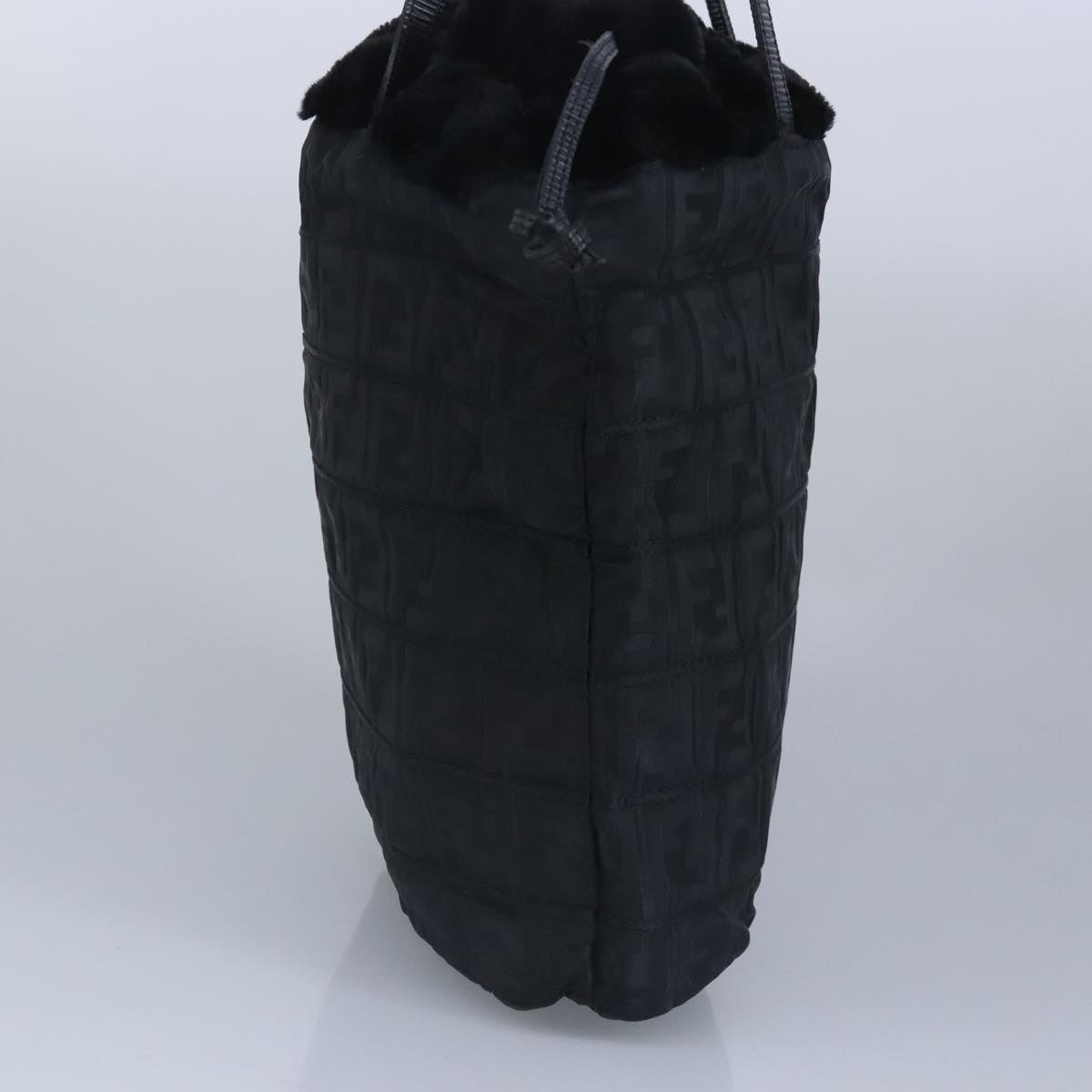 Fendi Black Canvas Handbag ()