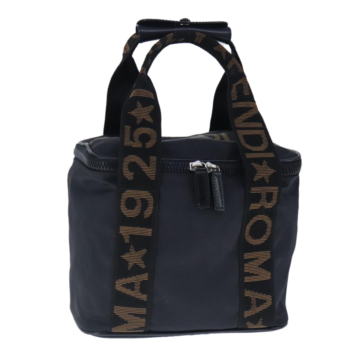 Fendi Flip Black Polyester Handbag ()