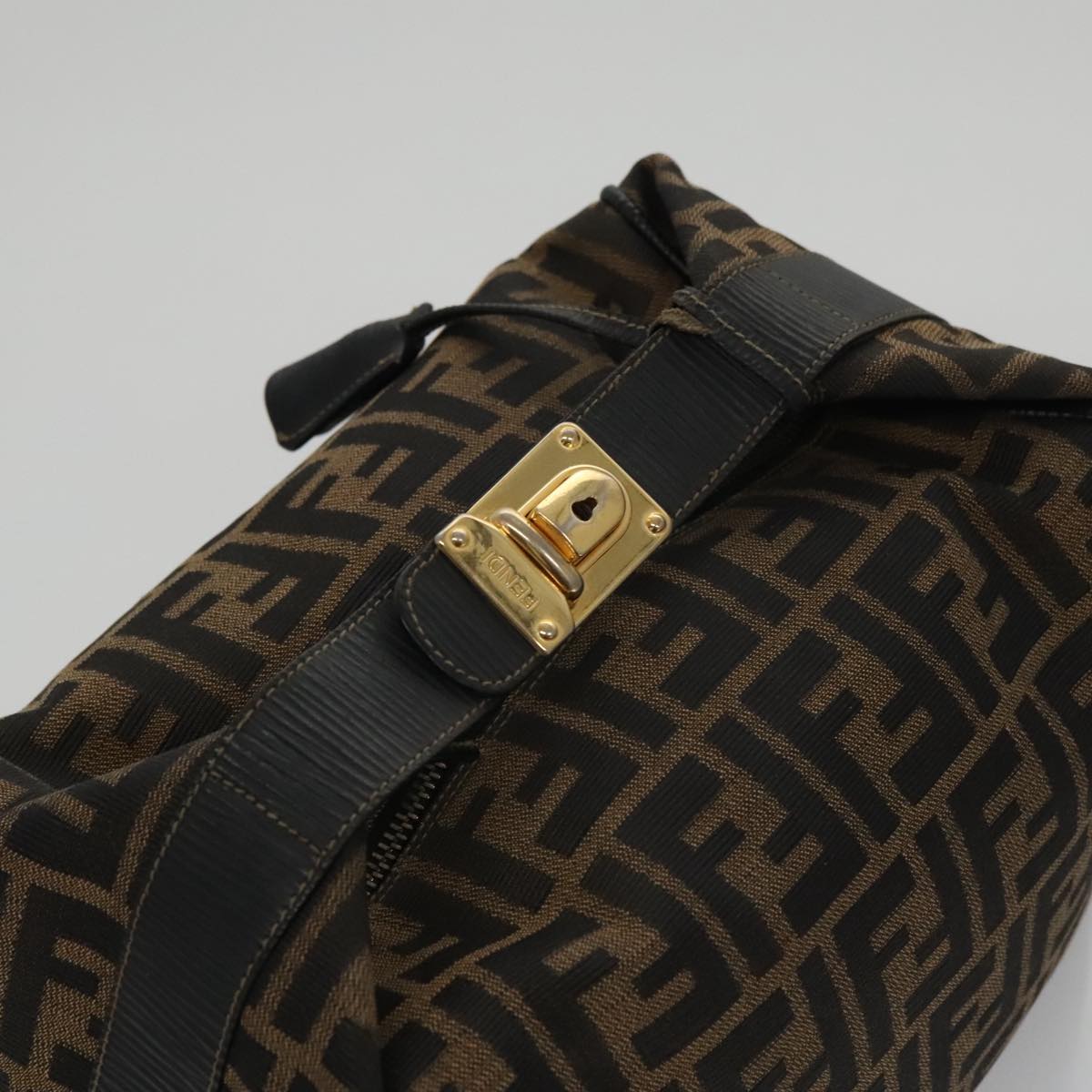 Fendi Brown Canvas Handbag ()