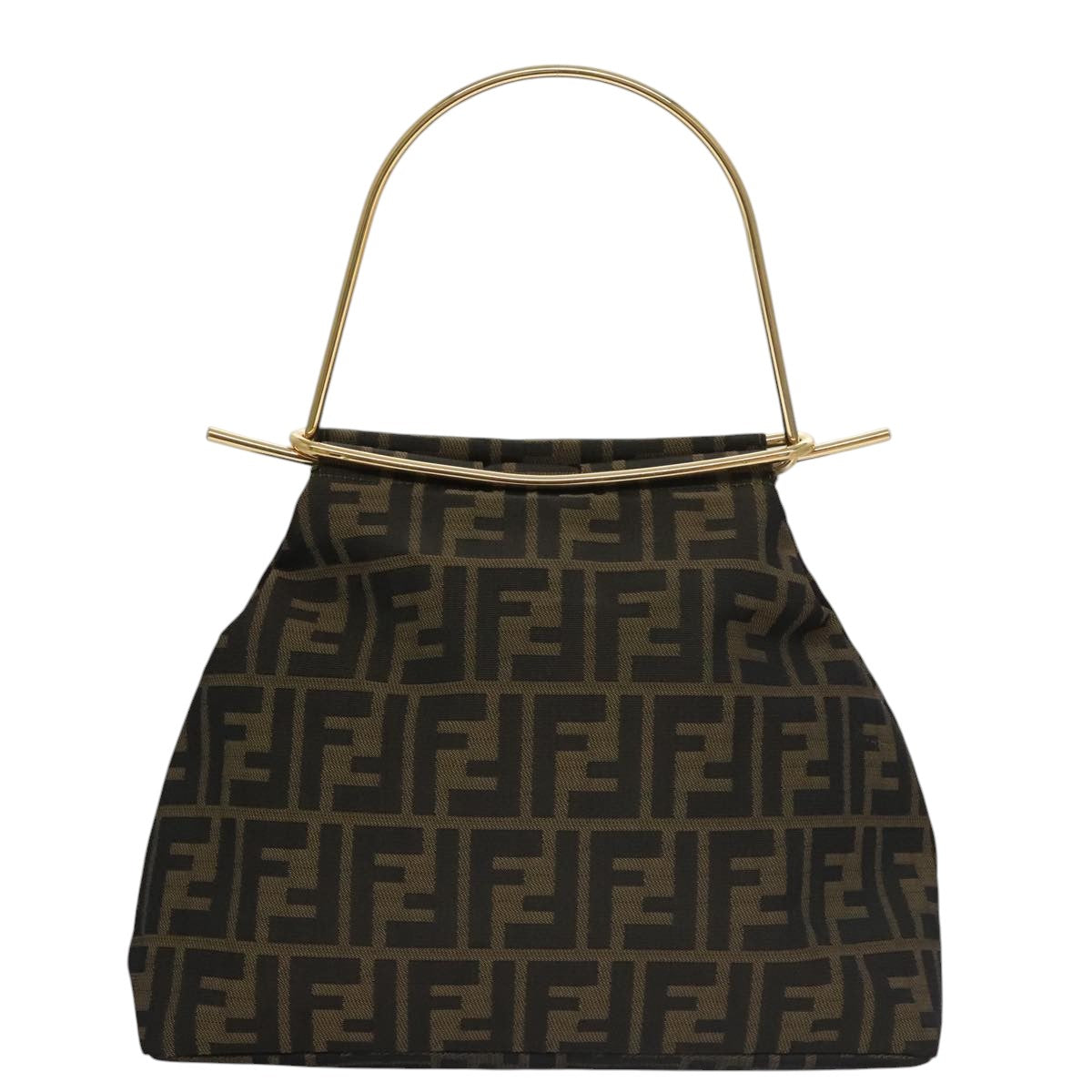 Fendi Zucca Brown Canvas Handbag ()